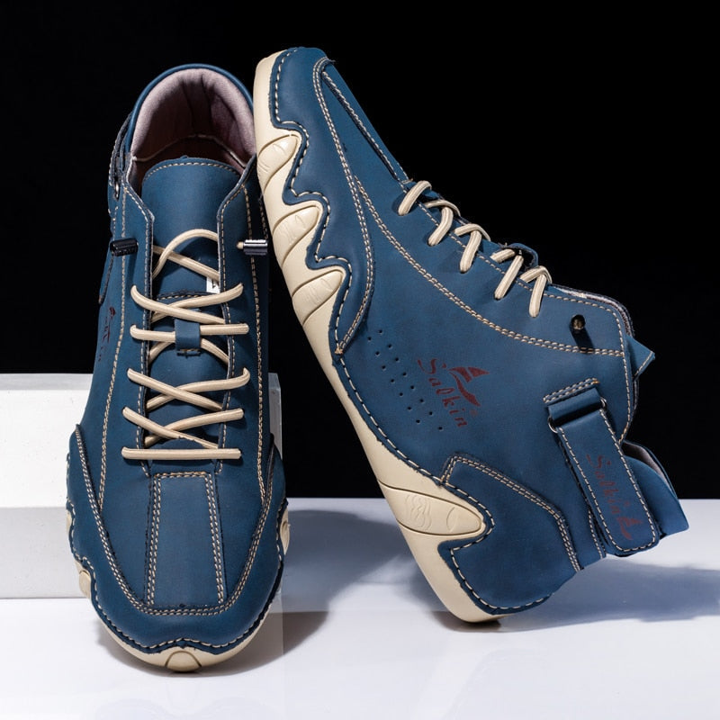 Orthopedische Schoenen Leren Comfortabel Steunzool