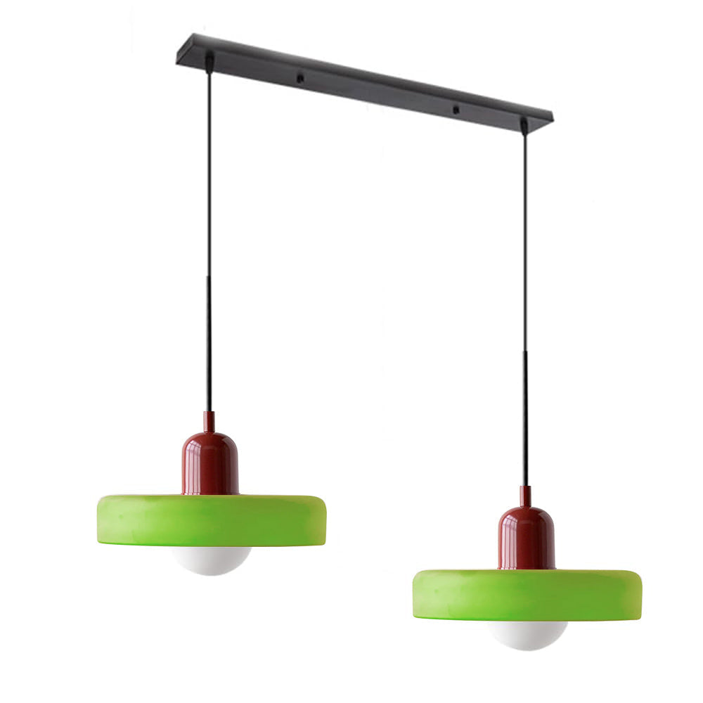 Luccon Dubbele Hanglamp Glas G9 35 cm Modern Eettafel Woonkamer Design Verlichting