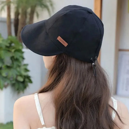 UV-Bescherming Zonnehoed Dames Opvouwbaar Ademend Verstelbaar Strandhoed Reizen Vakantie Zomer Strandaccessoire