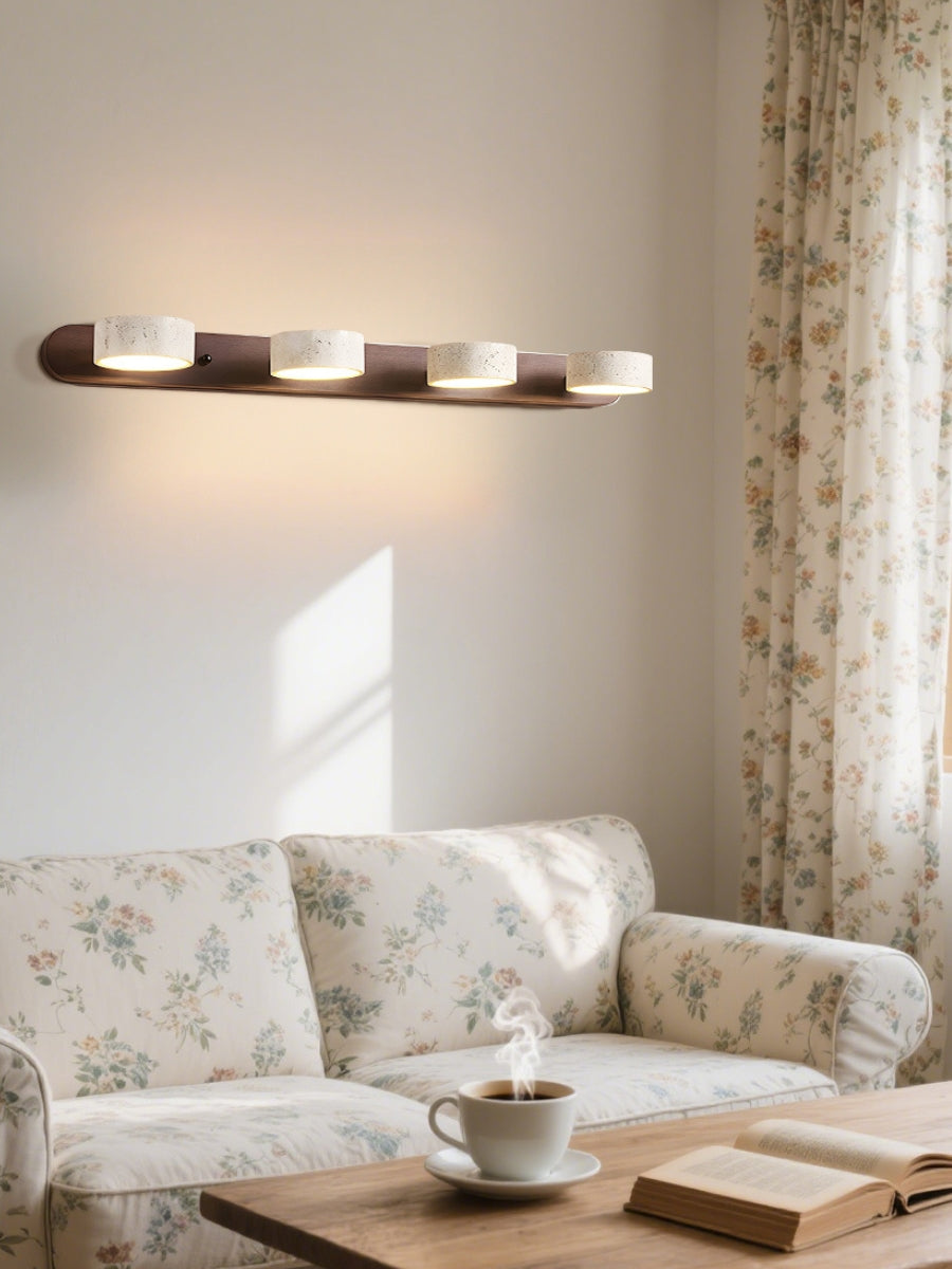 Wandlamp met meerdere lichtpunten natuursteen modern badkamerverlichting warmwit koelwit 2-3-4 lichts stenen armatuur