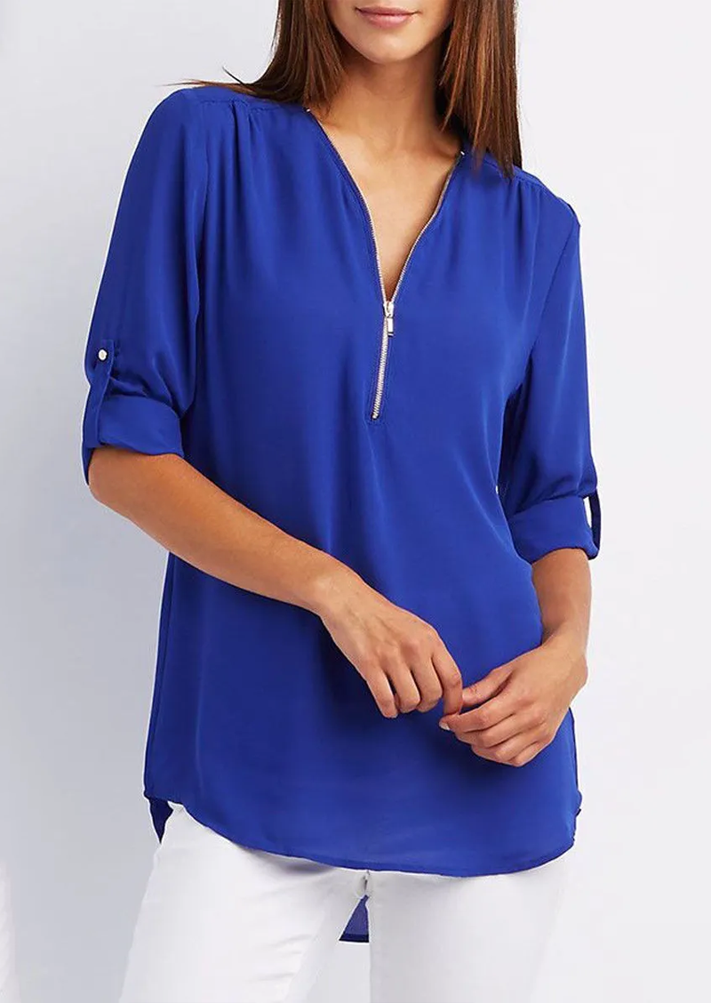 Variant image for Kassidy Blusa Elegante Donna – Cerniera, Poliestere e Spandex-41