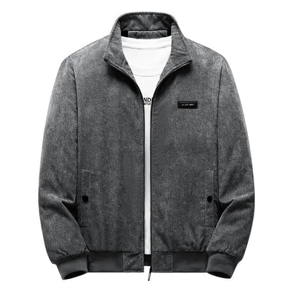 Waterdichte Heren Jas Corduroy Warm en Stijlvol voor Herfst Winter