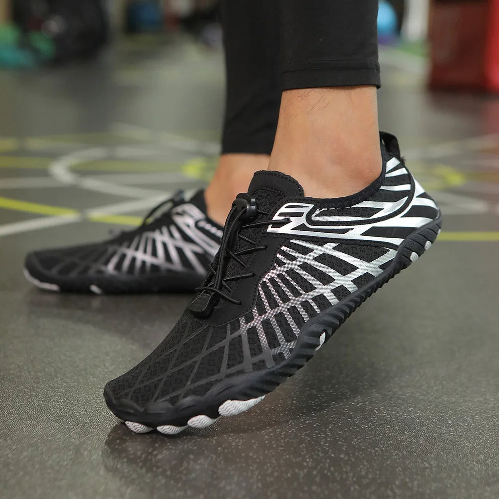 Sneldrogende Waterschoenen Dames Heren Ademend Mesh Anti-Slip Zool Zwemmen Strand Surf Yoga Watersport