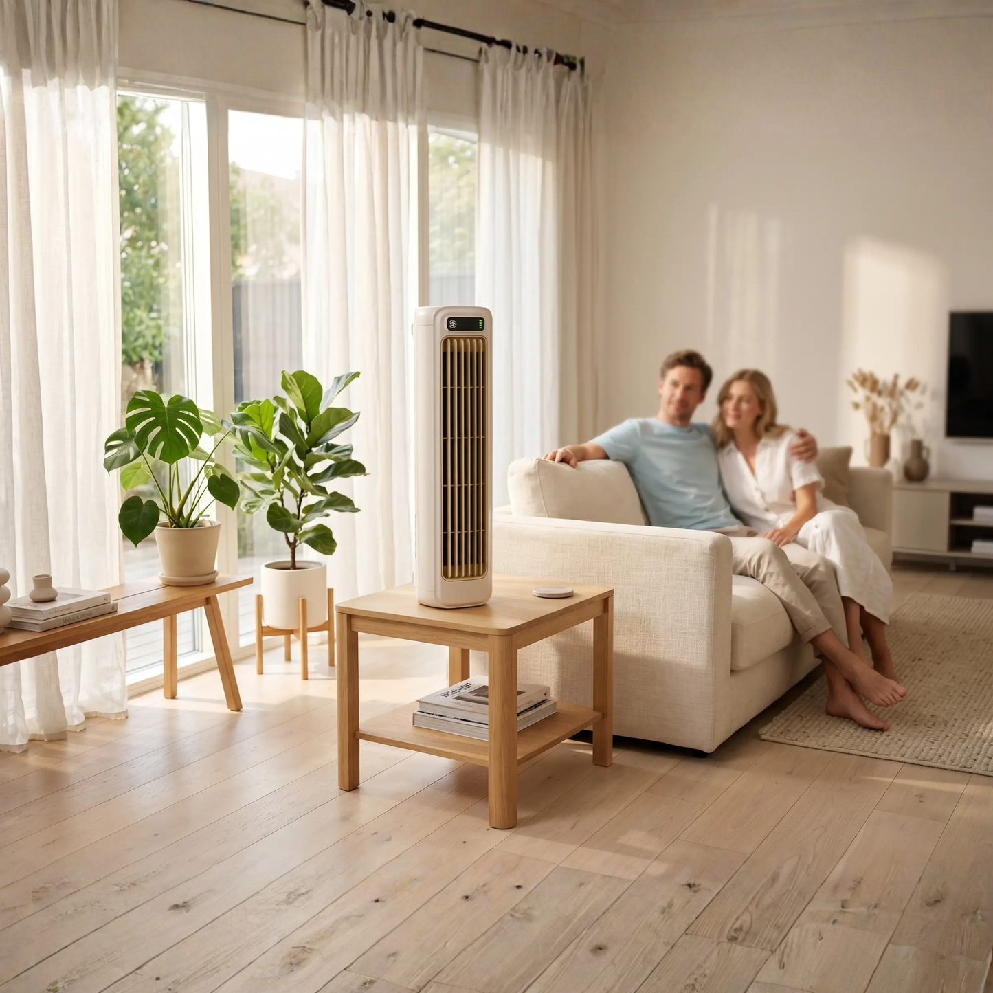 Oplaadbare Draadloze Persoonlijke Ventilator 12 Uur Batterijduur Bladeless Design
