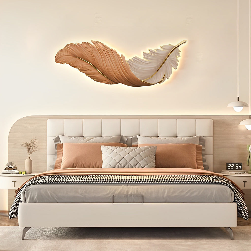 Wandlamp Veer LED Kunstpaneel USB Dimbaar 80cm 120cm