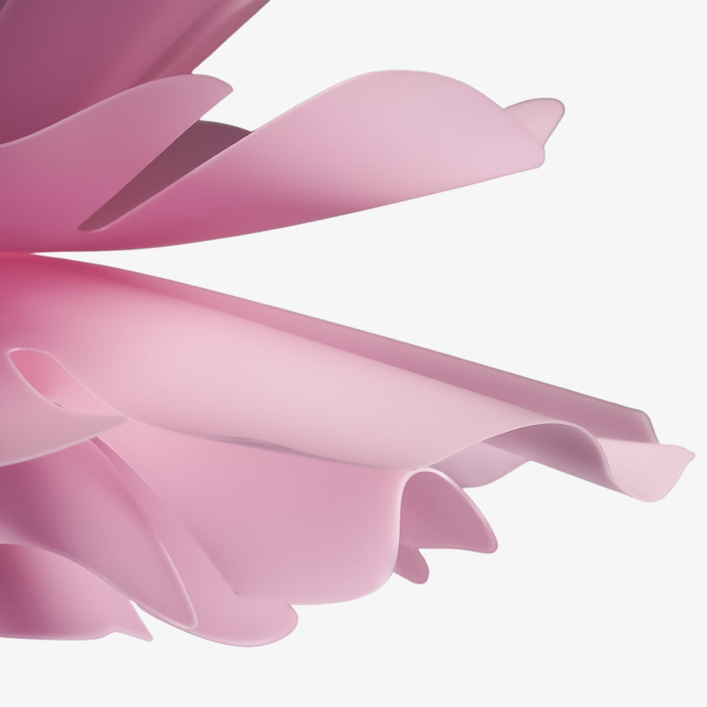 Handgemaakte Acryl Hanglamp Lotus Bloem Wit Scandinavisch Design