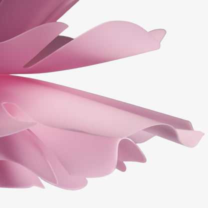 Handgemaakte Acryl Hanglamp Lotus Bloem Wit Scandinavisch Design