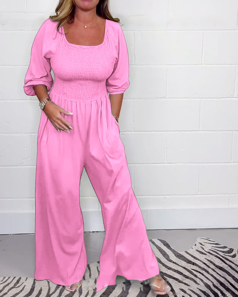 Katoenen Jumpsuit Tijdloos Comfy voor Vrouw