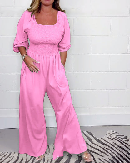 Katoenen Jumpsuit Tijdloos Comfy voor Vrouw
