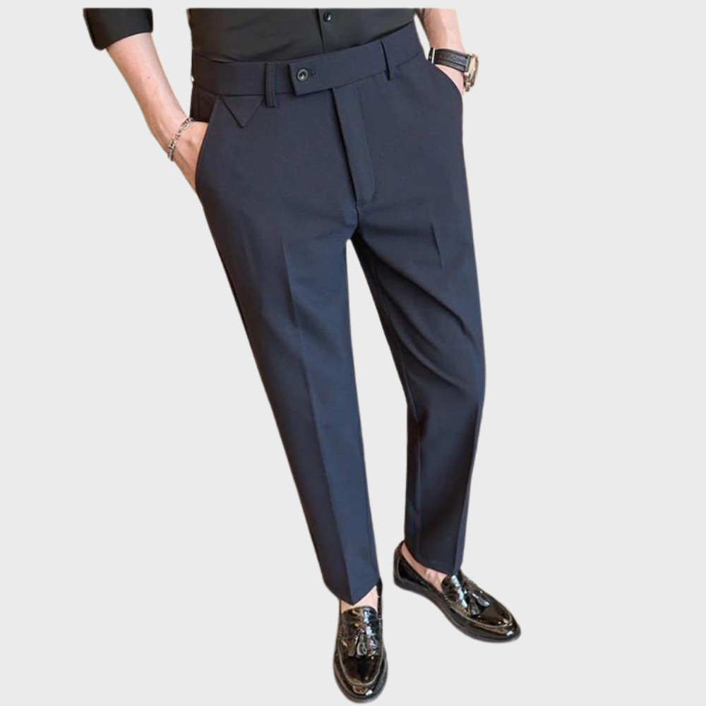 Heren Broeken Slim Fit Donker Formaliteit