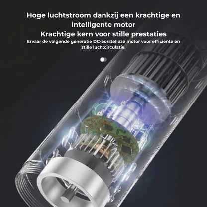 Draagbare Luchtkoeler met Watertank en Timerfunctie – Stil en Krachtig voor Slaapkamer en Kantoor