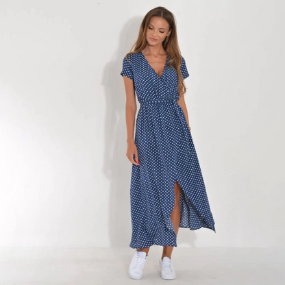 Luchtige Zomerjurk voor Vrouw Jurk met Korte Mouwen