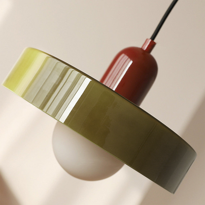 Luccon retro hanglamp glas G9 kleurrijk eettafel keuken verlichting design modern vintage