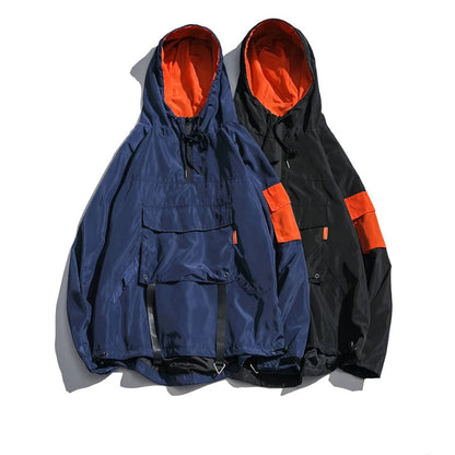 Waterdichte Mannenjas met Meerdere Zakken Outdoor
