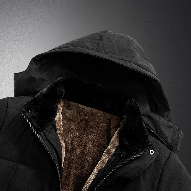 Heren Winterjas WaterdichtWarm met Fleece Voering