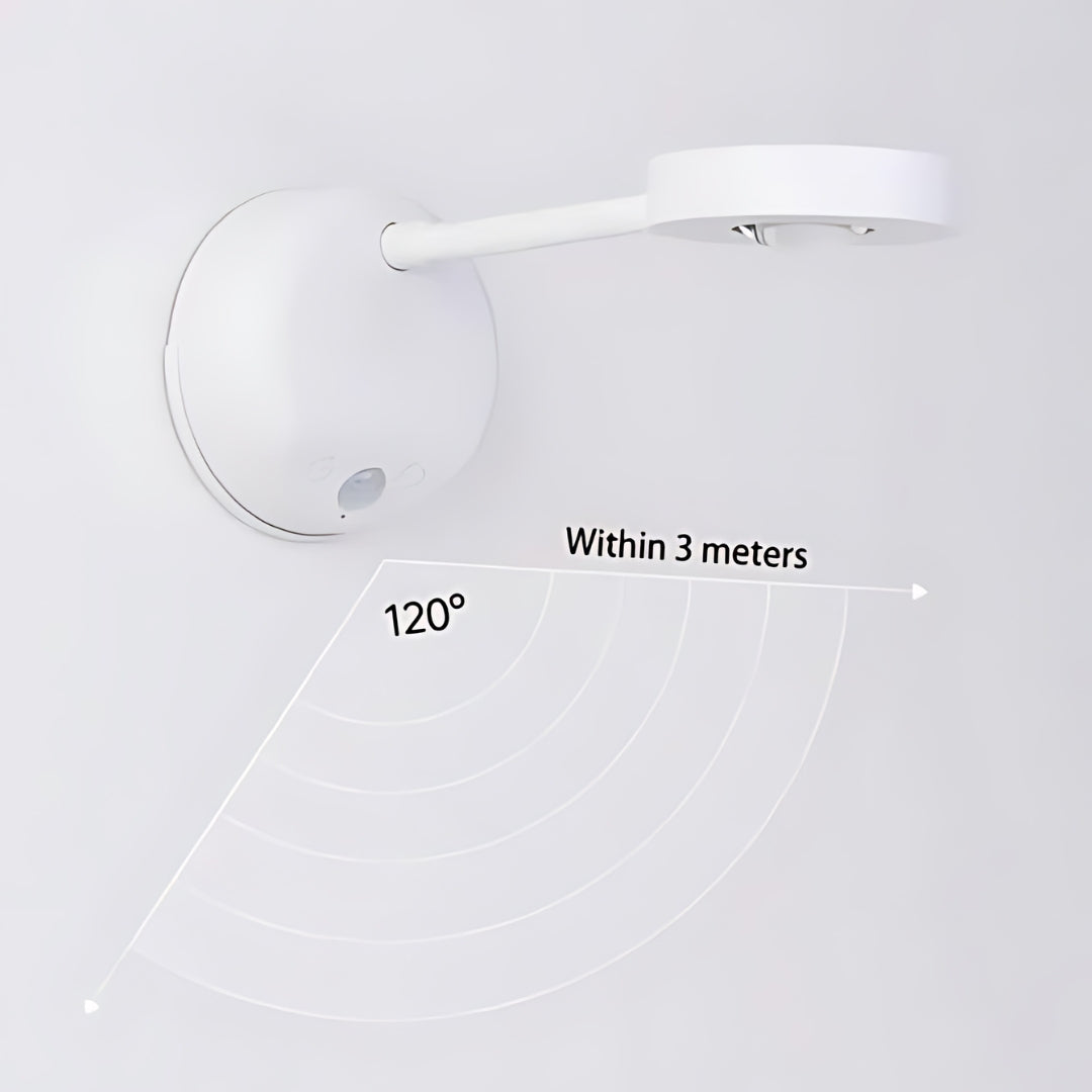 Draadloze LED Spotverlichting met Bewegingssensor 360° Verstelbaar Warm/Neutraal/Koel Wit Oplaadbaar USB-C