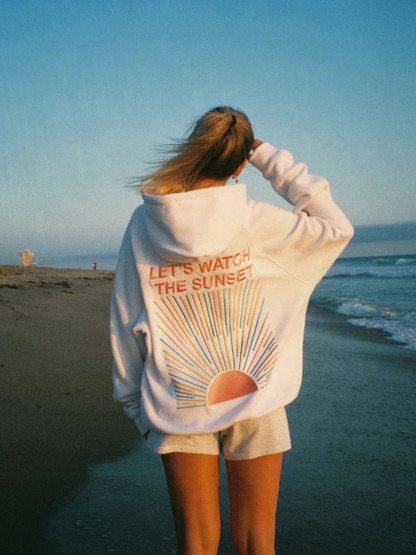 Unisex Hoodie Comfortabele Pasvorm Surferstijl