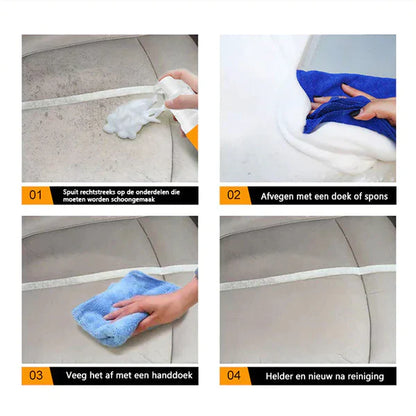 Allesreiniger Schuimspray 150ml – Effectieve Vlekverwijderaar voor Huis & Auto met Citroengeur