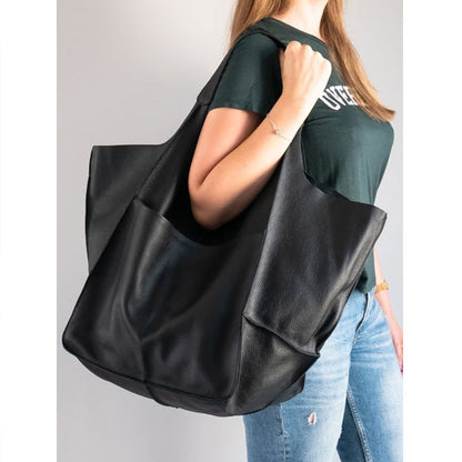 Dames Schoudertas Groot Faux Leer Vintage Look