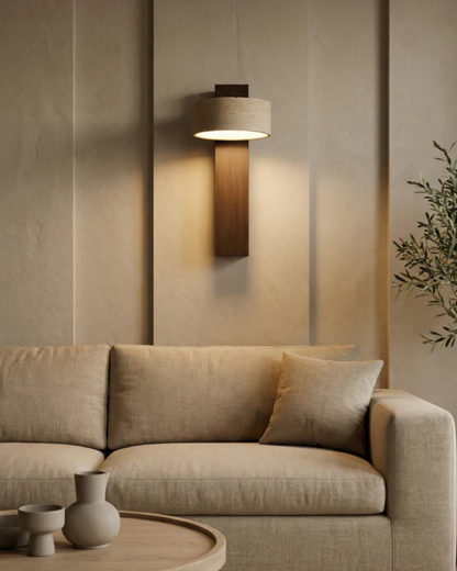 Travertijn Wandlamp Natuursteen Warm Licht voor Woonkamer Slaapkamer Gang Scandinavische Stijl Sfeerverlichting Premium Wandverlichting Tijdloos Design