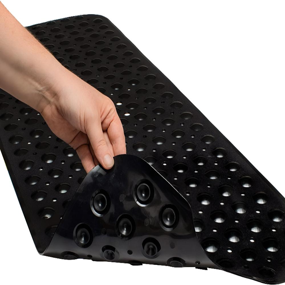 Antislip Badmatje met Zuignappen 99x40cm – Veiligheid & Drainage voor Bad en Douche