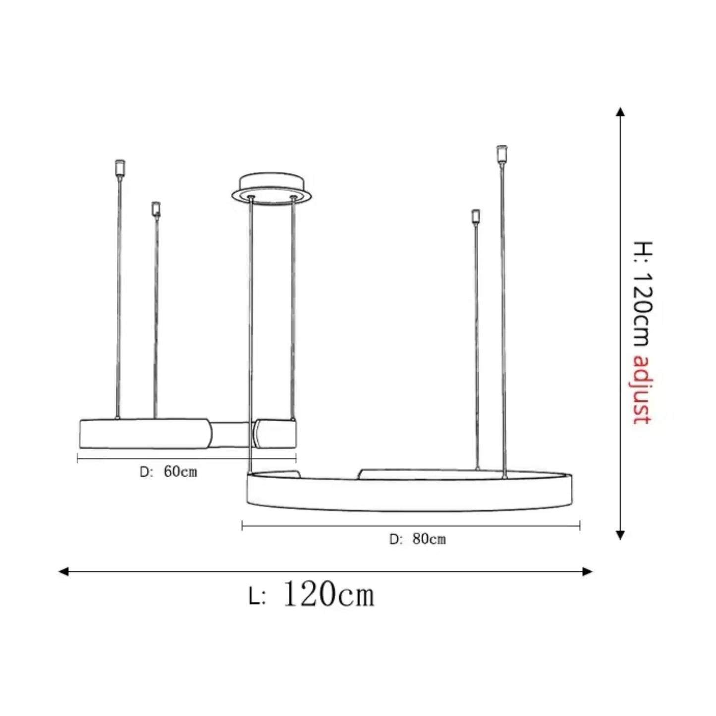 Ronde LED Hanglamp Meerdere Maten Eettafel Woonkamer Design Ringlamp Modern