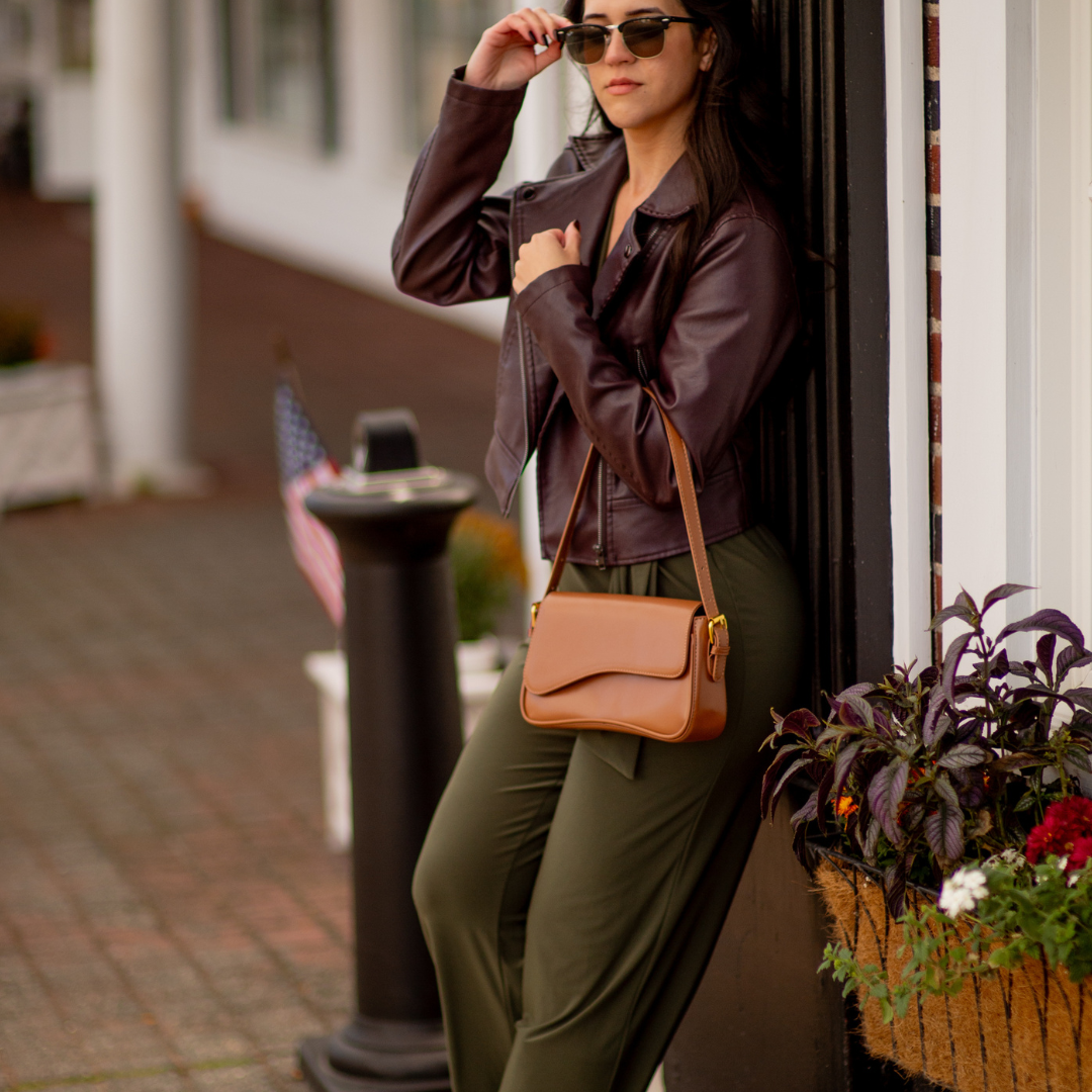 Filo Schoudertas Trendy Design Modaal Leer