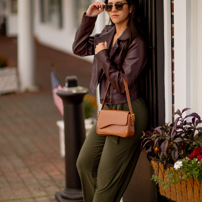 Filo Schoudertas Trendy Design Modaal Leer