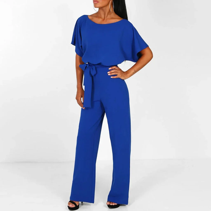 Laravie Jumpsuit Wijd Met Ceintuur Zomerjurk