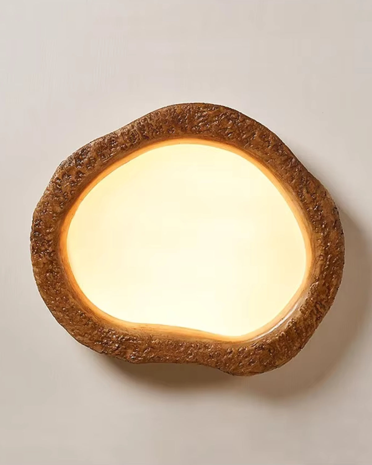Moderne Houten Plafondlamp Met Warme LED Verlichting En Minimalistisch Design