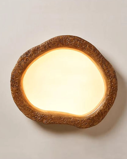 Moderne Houten Plafondlamp Met Warme LED Verlichting En Minimalistisch Design