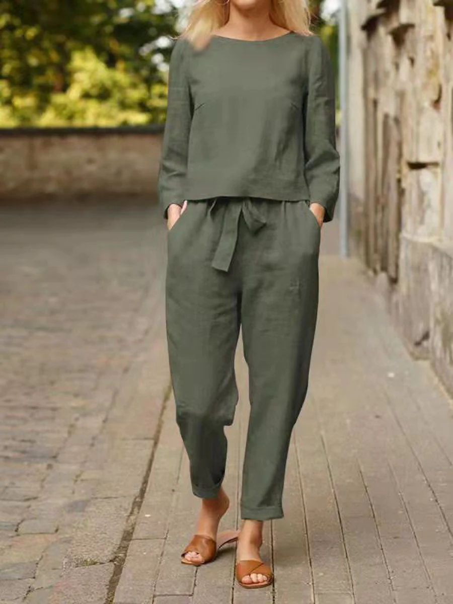 Dames Kleding Set Casual Stijlvolle Outfit