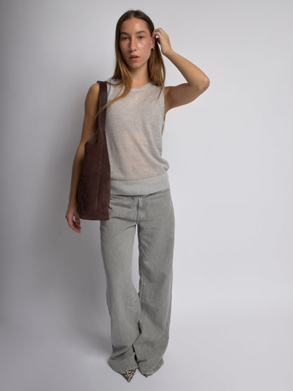 Vegan Leren Tote Tas Halfrond Stijlvol en Duurzaam