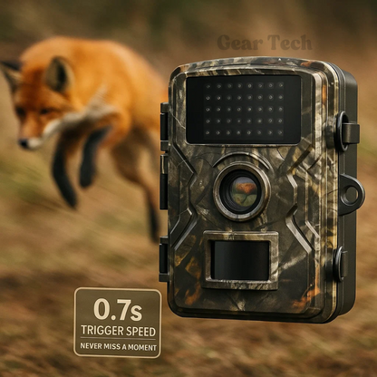 Wildlife Bewegingscamera met Nachtzicht 16MP 1080p voor Tuin Natuurfotografie Waterdicht IP66