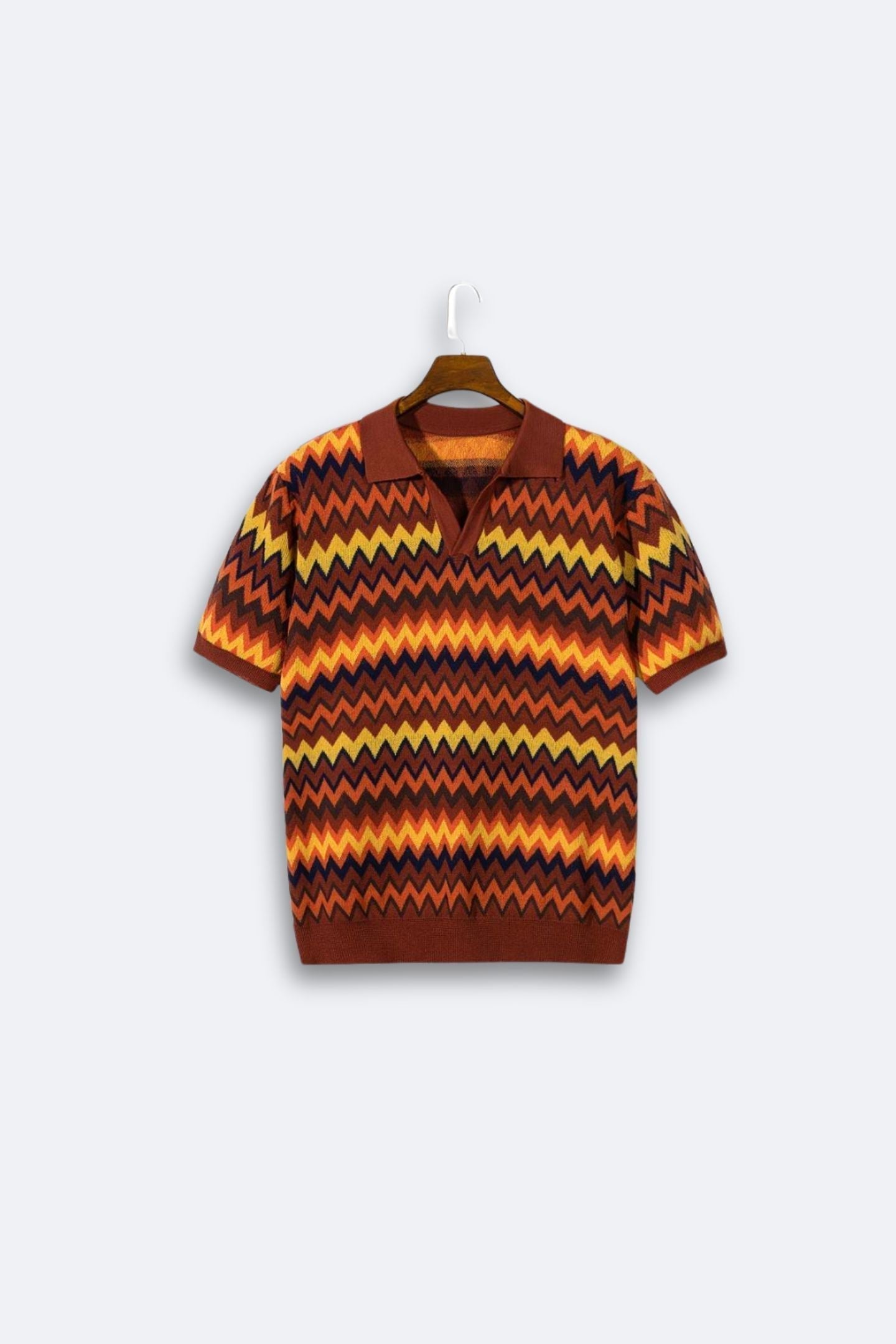 Retro Trui Zigzag Patroon Vintage Look - StudioMarella