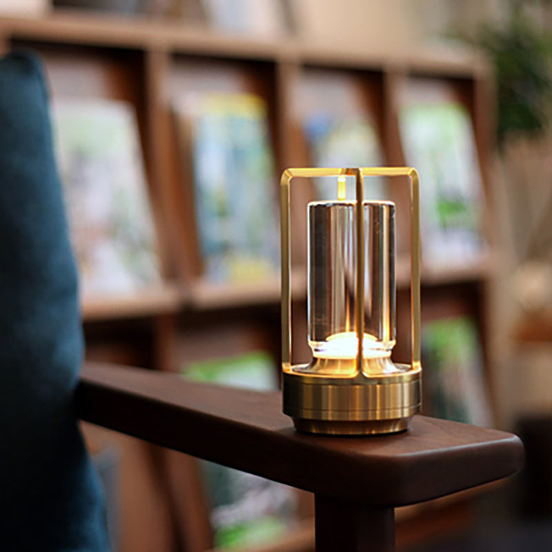 Oplaadbare Tafellamp met Touch-bediening en USB-poort - Scandinavische Stijl