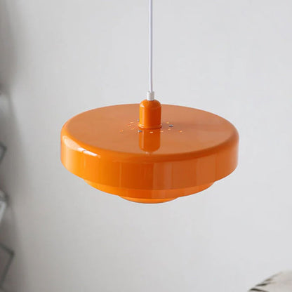 Hanglamp Metaal Gelaagd Ø35cm Oranje E27 Eettafel Woonkamer Retro Design Verlichting Industrieel Modern