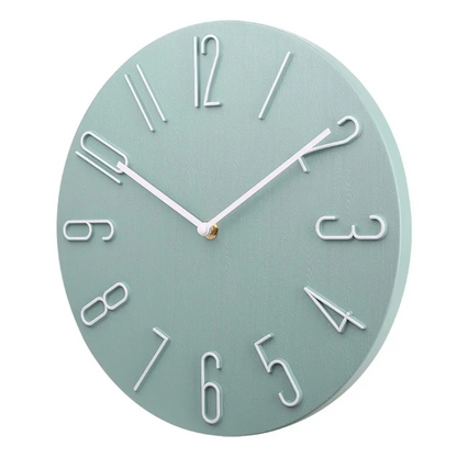 Moderne Minimalistische Wandklok Ø30 cm Stil Kwartsmechanisme – Scandinavisch Tijdsregistratie voor Woonruimte