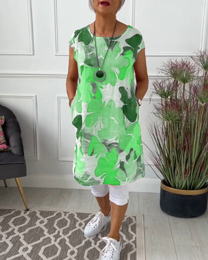 Bloemen Jurk Lange Mouw Elisa