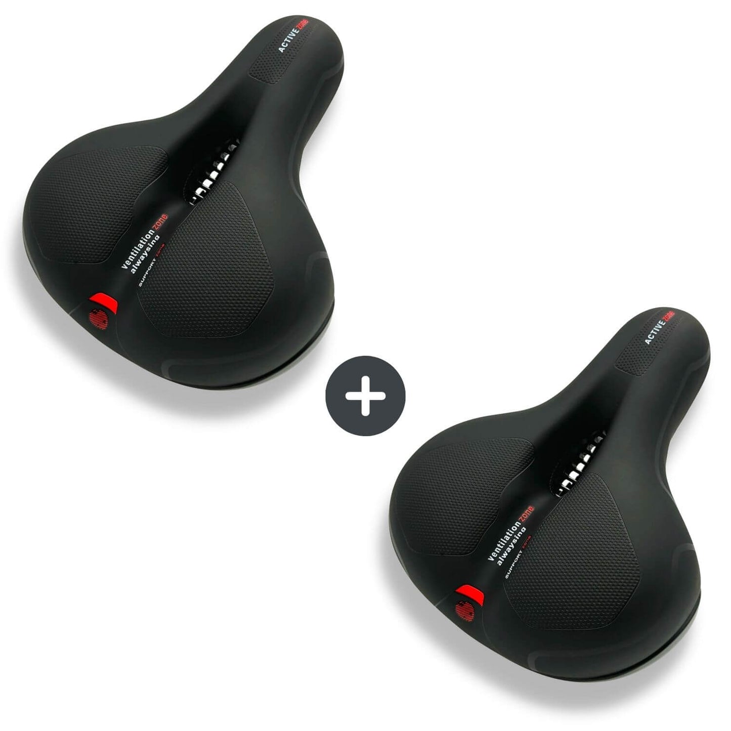 Ergonomisch Fietszadel met Geldemping Rood Blauw Geel Comfortabel Zadel voor Fiets Anti-Drukpunt