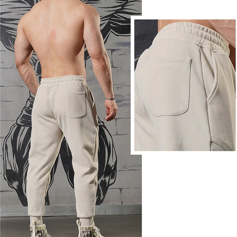 Lichtgewicht Joggingbroek Heren Fleece Cargo Stijl
