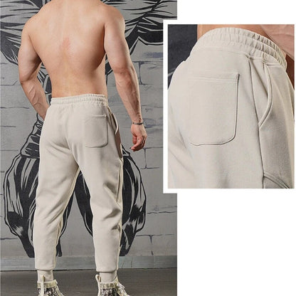 Lichtgewicht Joggingbroek Heren Fleece Cargo Stijl