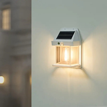 Solarlamp Buiten Bewegingssensor Scandinavisch Design 3W LED IP44 12 Uur