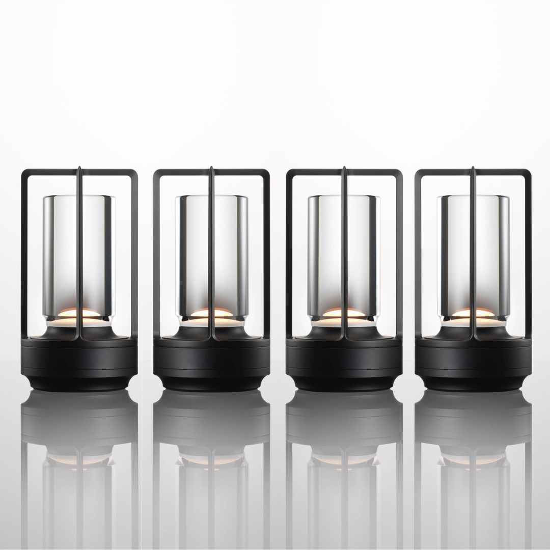 Oplaadbare Tafellamp met Touch-bediening en USB-poort - Scandinavische Stijl