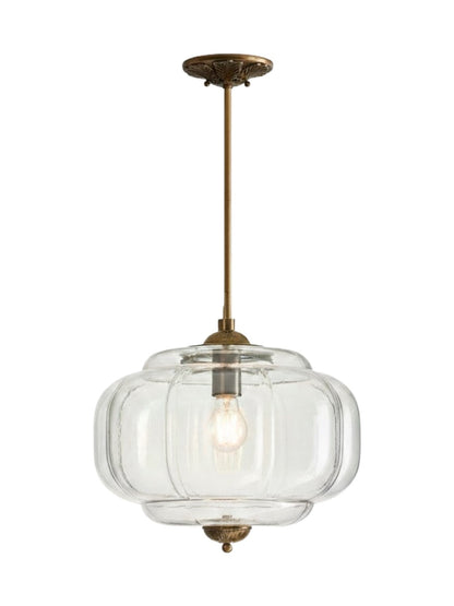 Vintage Melkglas Plafondlamp Geschulpt Rand Wit Roze Groen Blauw Helder Mat Glas Semi-Flush Hanglamp Messing Zwart Finish