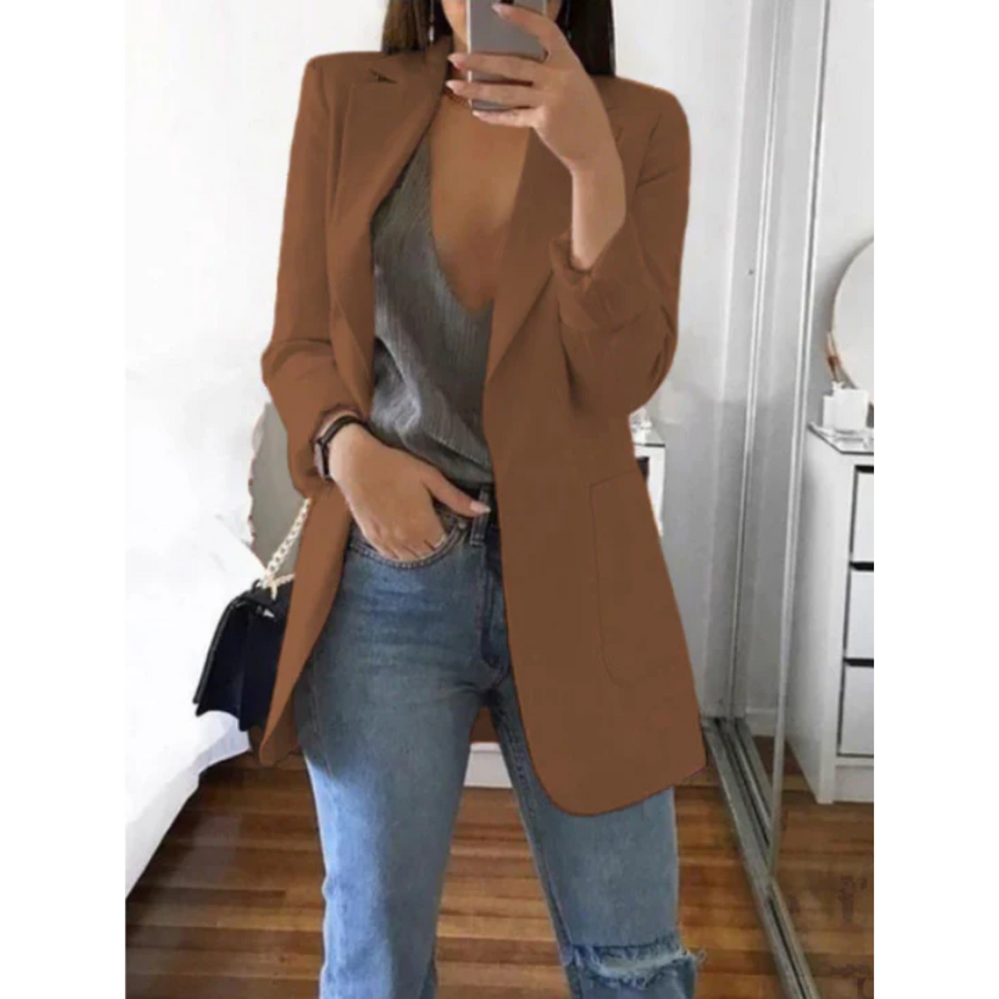 Slim Fit Blazer voor Mannen Velanora Stijlvol Design
