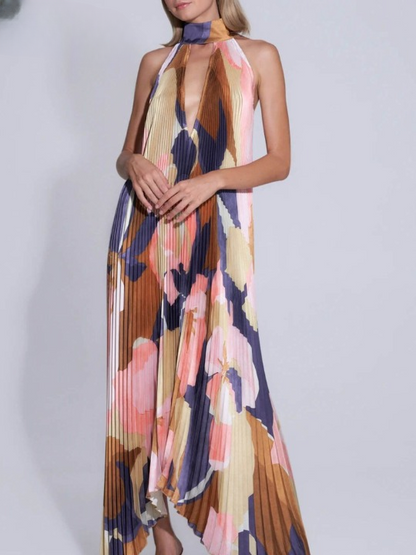Rosetta | Maxi Jurk met Vlinderhals