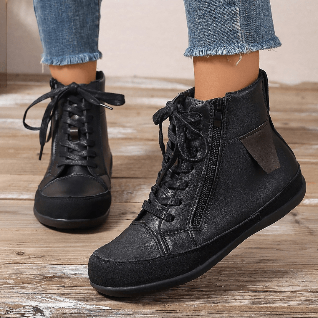Alina | Elegante en Comfortabele Laarzen met Rits