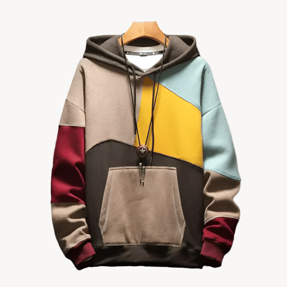Heren Gevoerde Hoodie Warm Zacht Sherpa Stof - StudioMarella