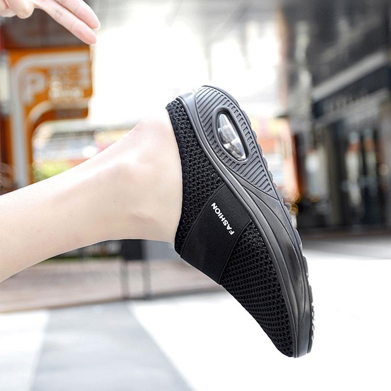 Orthopedische Pantoffels met Luchtkussen Ergonomische Instapschoenen Diabetesvoeten Ademend Mesh Extra Zacht Voetondersteuning Antislip Zool Dames Heren Indoor Outdoor Comfortschoenen